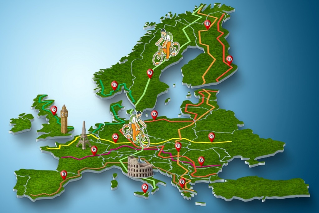 Eurovelo electric bike route