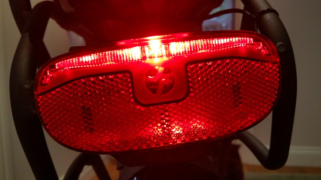 Wisper 905 torque review - rear Spanninga LED lights