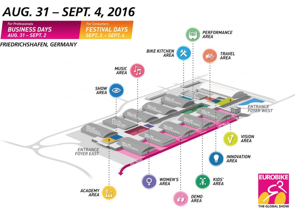 Eurobike layout