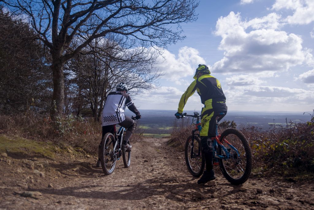 Haibike electtric mountain bikes at Hurtwood