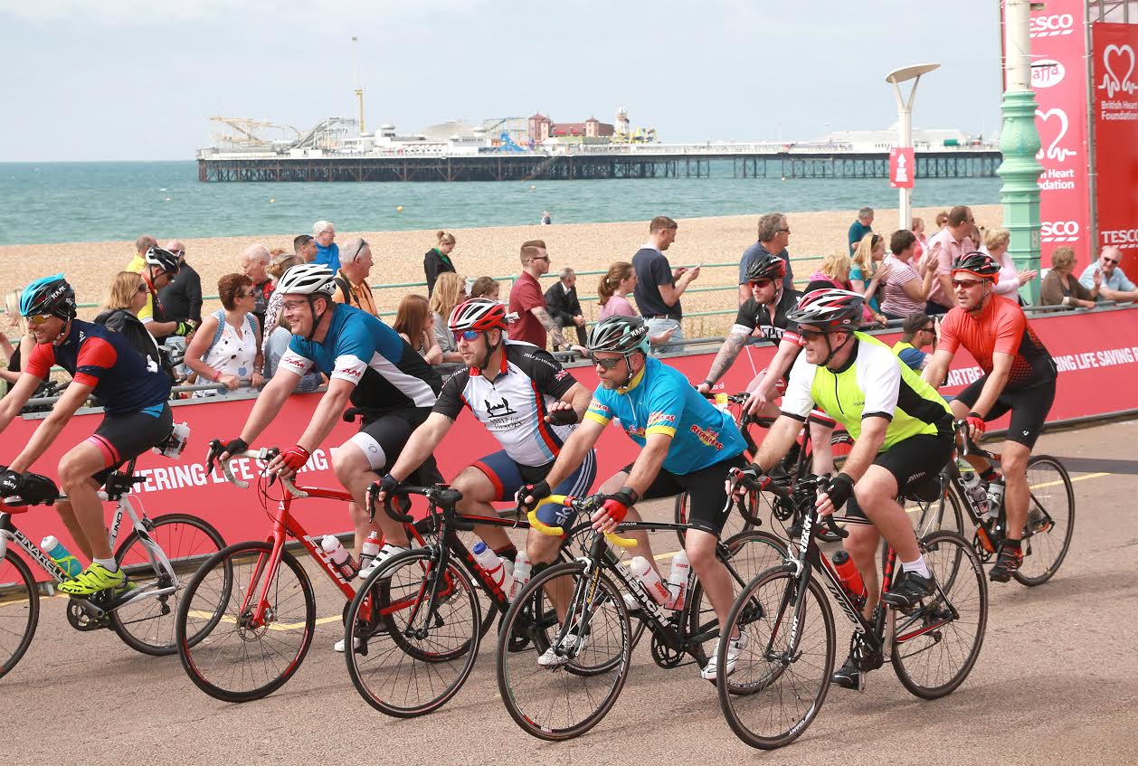 london to brighton cycle elevation