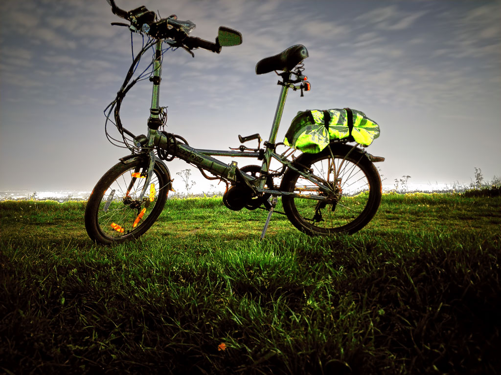 Riding ebike in the rain