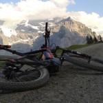 Electric mountain biking in Swiss Alps